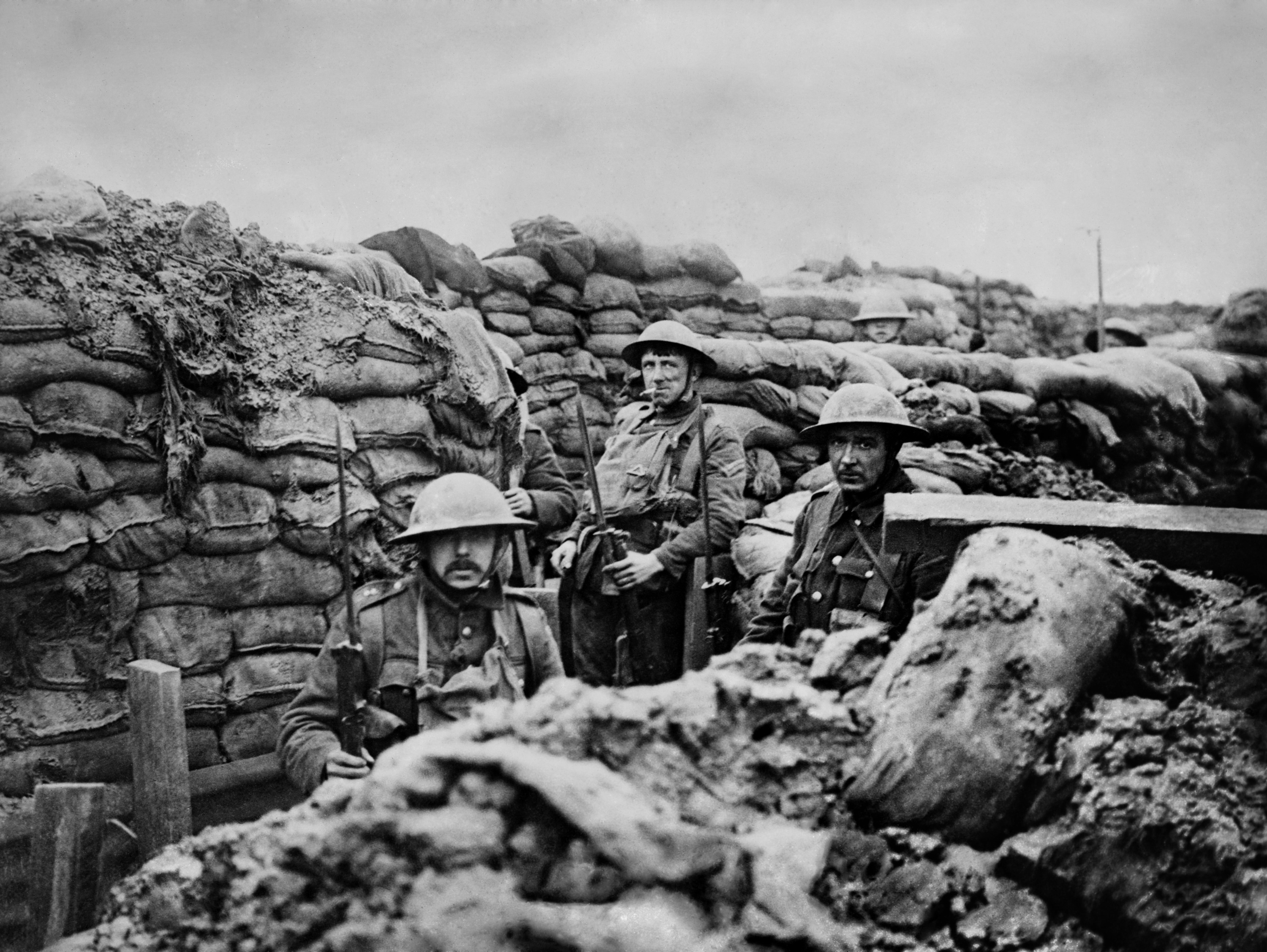 WW1 trenches